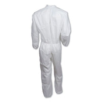 A30 Elastic Back Coveralls, 2x-large, White, 25-carton