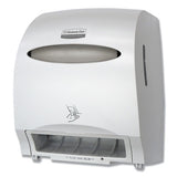 Electronic Towel Dispenser, 12.7 X 9.57 X 15.76, White