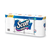 1000 Bathroom Tissue, Septic Safe, 1-ply, White, 1,000 Sheet-roll, 32 Rolls-carton