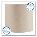 Essential 100% Recycled Fiber Hard Roll Towel, 1.75" Core, Brown, 8" X 700 Ft, 6-carton