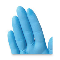 G10 Comfort Plus Blue Nitrile Gloves. Light Blue, X-large, 100-box