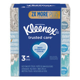 Trusted Care Facial Tissue, 2-ply, White, 160 Sheets-box, 3 Boxes-pack, 4 Packs-carton