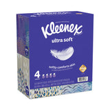 Ultra Soft Facial Tissue, 3-ply, White, 4.5 X 5, 60 Sheets-box, 4 Boxes-pack, 3 Packs-carton