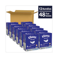 Ultra Soft Facial Tissue, 3-ply, White, 4.5 X 5, 60 Sheets-box, 4 Boxes-pack, 3 Packs-carton