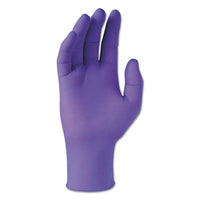 Purple Nitrile Exam Gloves, 242 Mm Length, X-small, 6 Mil, Purple, 100-box