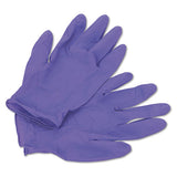 Purple Nitrile Exam Gloves, 242 Mm Length, Large, Purple, 1000-carton