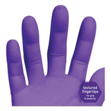 Purple Nitrile Exam Gloves, 242 Mm Length, Large, Purple, 1000-carton