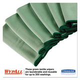 Microfiber Cloths, Reusable, 15 3-4 X 15 3-4, Green, 24-carton