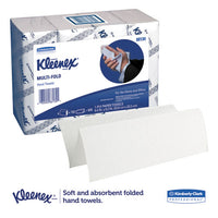 Multi-fold Paper Towels,(4) 4pk Bundles, 9 1-5x9 2-5, White, 150-pack, 16-carton