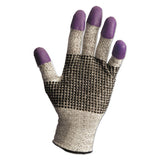 G60 Purple Nitrile Gloves, 230 Mm Length, Medium-size 8, Black-white, Pair