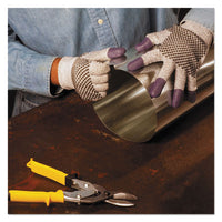 G60 Purple Nitrile Gloves, 240 Mm Length, Large-size 9, Black-white, Pair