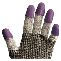 G60 Purple Nitrile Gloves, 240 Mm Length, Large-size 9, Black-white, Pair