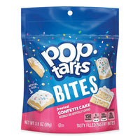 Pop Tarts Bites, Confetti Cake, 3.5 Oz Bag, 6/carton