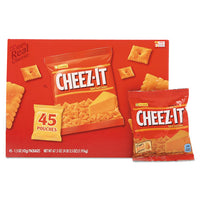 Cheez-it Crackers, Original, 1.5 Oz Pack, 45 Packs-carton