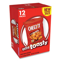 Baked Snack Crackers, Extra Toasty Crackers, 1 Oz Bag, 12-box