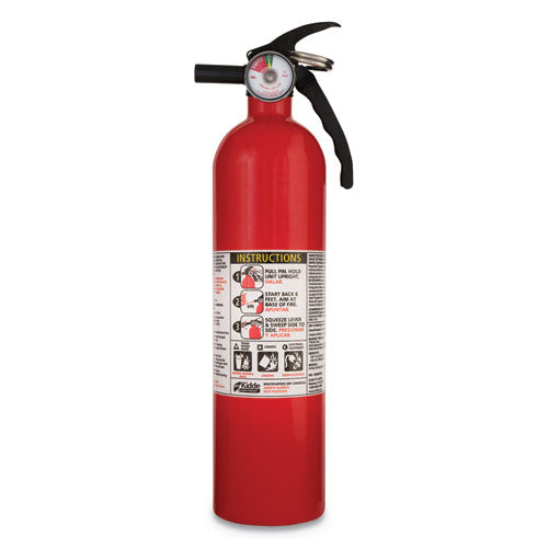 Full Home Fire Extinguisher, 2.5lb, 1-a, 10-b:c