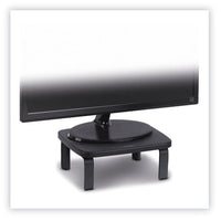 Smartfit Monitor Stands, 12.25w X 2.25d X 4.75h, Black