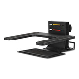 Adjustable Laptop Stand, 10" X 12 1-2" X 3" - 7"h, Black