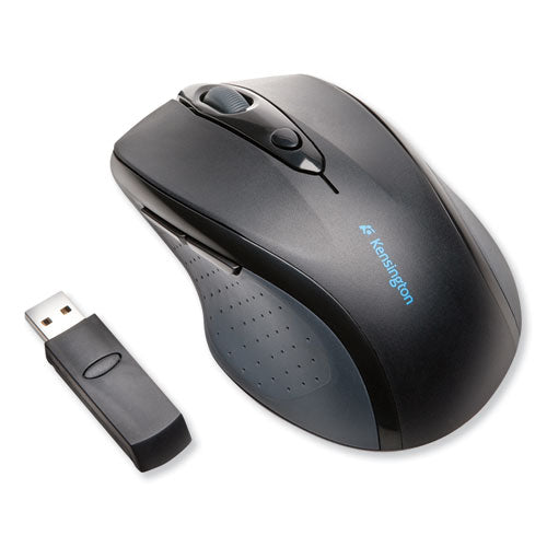 Pro Fit Full-size Wireless Mouse, 2.4 Ghz Frequency-30 Ft Wireless Range, Right Hand Use, Black