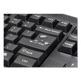 Keyboard For Life Wireless Desktop Set, 2.4 Ghz Frequency-30 Ft Wireless Range, Black