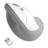 Pro Fit Ergo Vertical Wireless Mouse, 2.4 Ghz Frequency-65.62 Ft Wireless Range, Right Hand Use, Gray