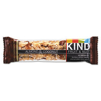 Fruit And Nut Bars, Almond And Coconut, 1.4 Oz, 12-box