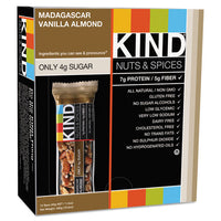 Nuts And Spices Bar, Madagascar Vanilla Almond, 1.4 Oz, 12-box