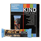 Fruit And Nut Bars, Blueberry Vanilla And Cashew, 1.4 Oz Bar, 12-box