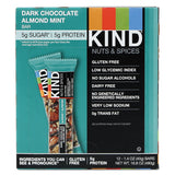 Nuts And Spices Bar, Dark Chocolate Almond Mint, 1.4 Oz Bar, 12-box