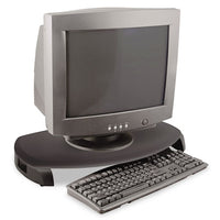 Crt-lcd Stand With Keyboard Storage, 23 X 13 1-4 X 3, Black