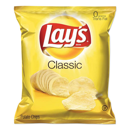 Regular Potato Chips, 1.5 Oz Bag, 64-carton