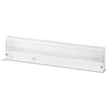 Under-cabinet Fluorescent Fixture, Steel, 18.25"w X 4"d X 1.63"h, White