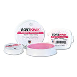 Sortkwik Fingertip Moisteners, 3-8 Oz, Pink