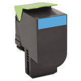 80c1sc0 Return Program Toner, 2000 Page-yield, Cyan