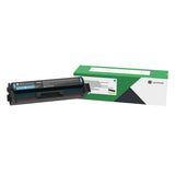 C331hc0 Return Program High-yield Toner Cartridge, 2500 Page-yield, Cyan