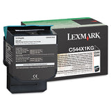 C544x1kg Return Program Extra High-yield Toner, 6000 Page-yield, Black