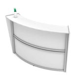 Reception Desk, 72 X 32 X 46, White, Ships In 1-3 Business Days