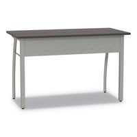 Trento Line Rectangular Desk, 47.25w X 23.63d X 29.5h, Mocha-gray