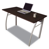 Trento Line Rectangular Desk, 47.25w X 23.63d X 29.5h, Mocha-gray