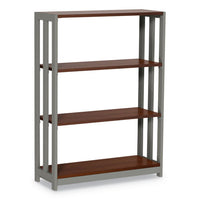 Trento Line Bookcase, 31 1-2w X 11 1-2d X 43 1-4h, Cherry