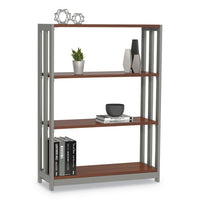 Trento Line Bookcase, 31 1-2w X 11 1-2d X 43 1-4h, Cherry