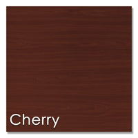Trento Line L-shaped Desk, 59.13w X 59.13d X 29.5h, Cherry