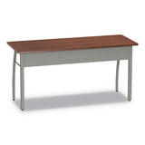 Trento Line Rectangular Desk, 59.13w X 23.63d X 29.5h, Cherry