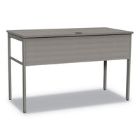 Urban Desk Workstation, 47.25w X 23.75d X 29.5h, Ash