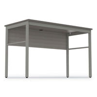 Urban Desk Workstation, 47.25w X 23.75d X 29.5h, Ash