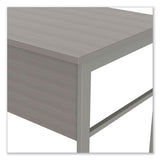 Urban Desk Workstation, 47.25w X 23.75d X 29.5h, Ash