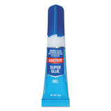 Super Glue Gel Tubes, 0.07 Oz, Dries Clear, 2-pack