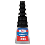 Longneck Bottle Super Glue, 0.18 Oz, Dries Clear