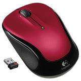 M325 Wireless Mouse, 2.4 Ghz Frequency-30 Ft Wireless Range, Left-right Hand Use, Red