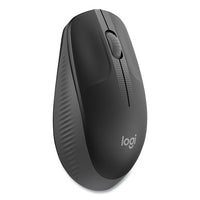 M190 Wireless Optical Mouse, 2.4 Ghz Frequency-33 Ft Wireless Range, Left-right Hand Use, Black-gray
